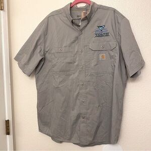 Carhartt Force Ridgefield gray Short Sleeve Shirt Oregon Youth Conservation L